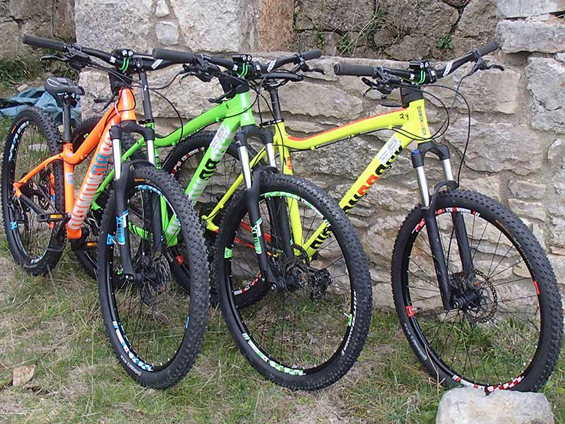 Hardtail Mountain Bikes to rent